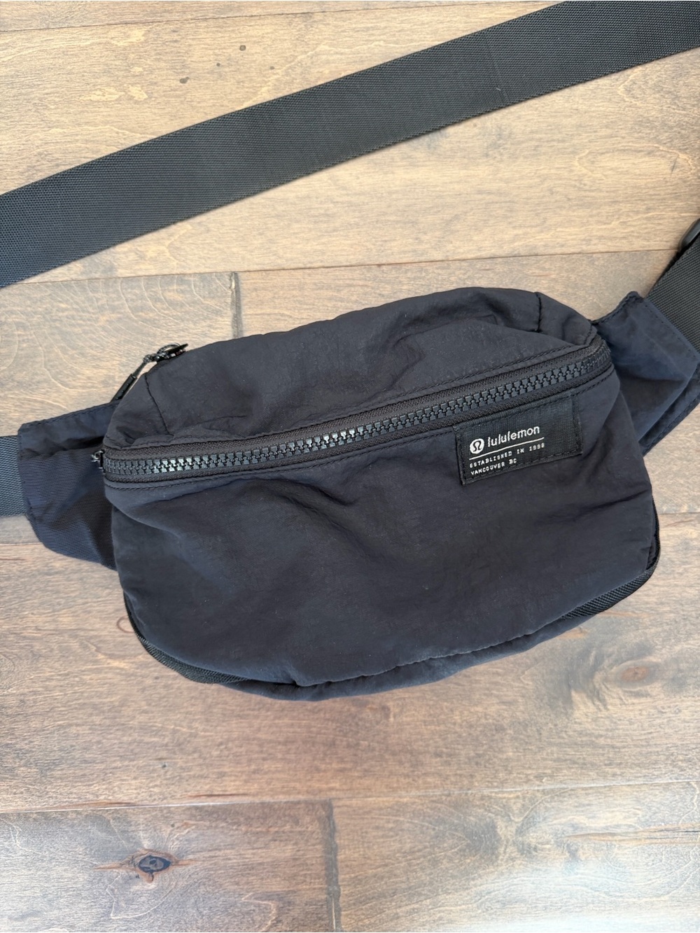 lululemon athletica Large Black Crossbody Waist Pack